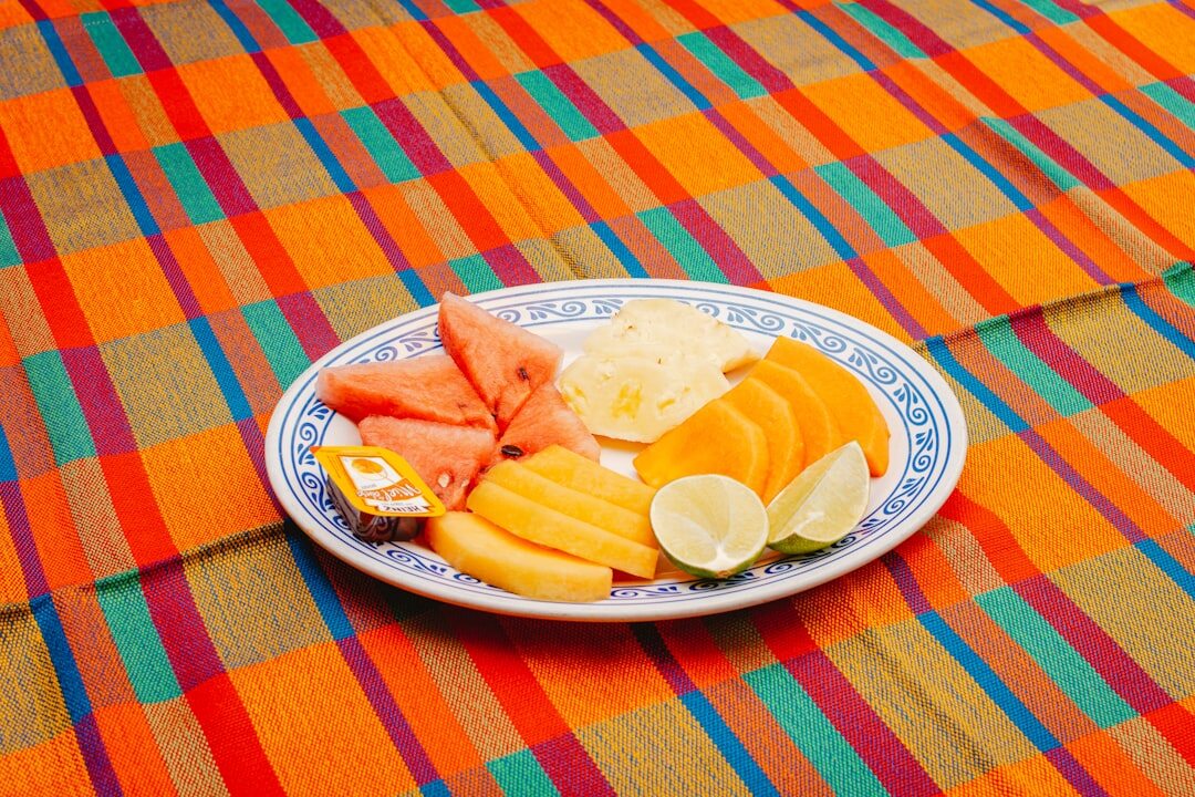 tropical fruit breakfast