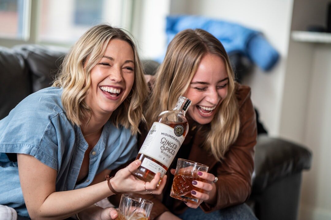 friends laughing together