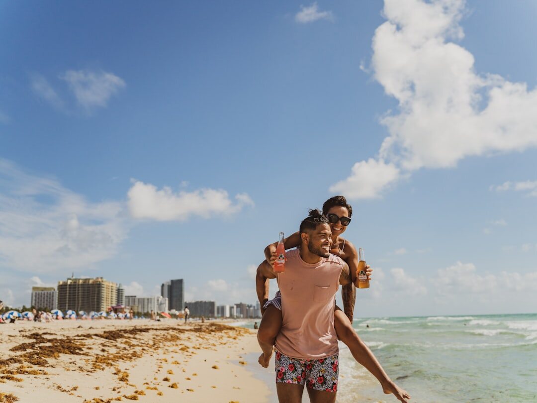 rihanna family beach vacation